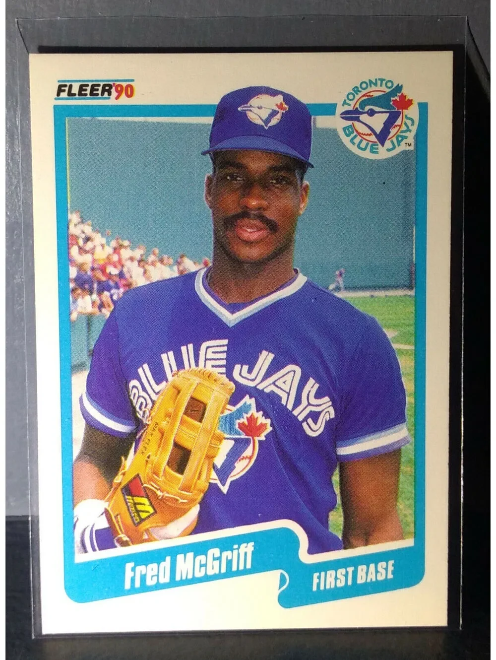 1990 Fred McGriff Fleer Baseball Card #89